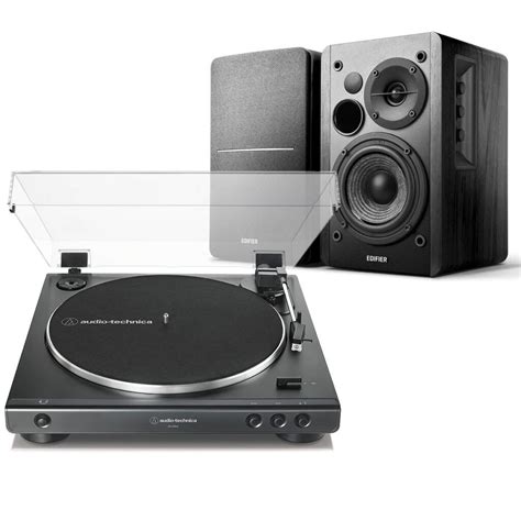 Audio-Technica LP60X Turntable + Edifier R1280DB Black Bluetooth ...