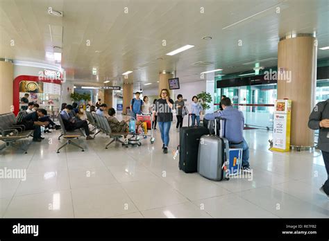 SEOUL, SOUTH KOREA - CIRCA MAY, 2017: inside Gimpo Airport Domestic ...