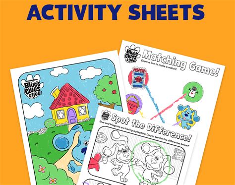 Blue's Clues & You! Activity Sheets | Nickelodeon Parents