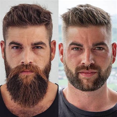 Which one looks better? BEFORE OR AFTER? | Beard haircut, Hair and ...