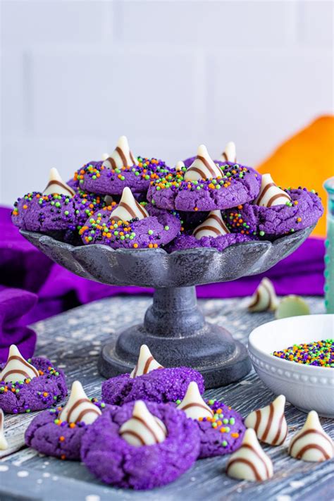 Halloween Witch Hat Cookies | Wishes and Dishes