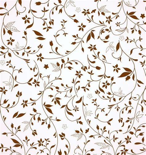 an abstract floral pattern with leaves and flowers