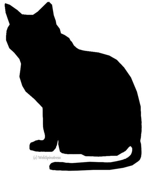 34+ Black Cat Silhouette Template Images - CAT LOVER SHOP