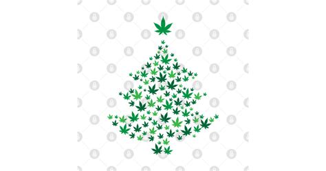 Weed Christmas Tree - Funny Marijuana Xmas Party Costume - Weed ...