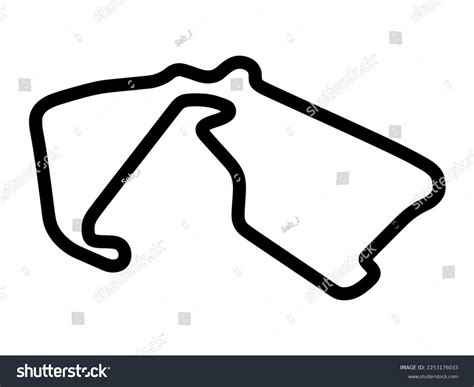 Silverstone Circuit Gp Track Layout Stock Vector (Royalty Free) 2253176033 | Shutterstock