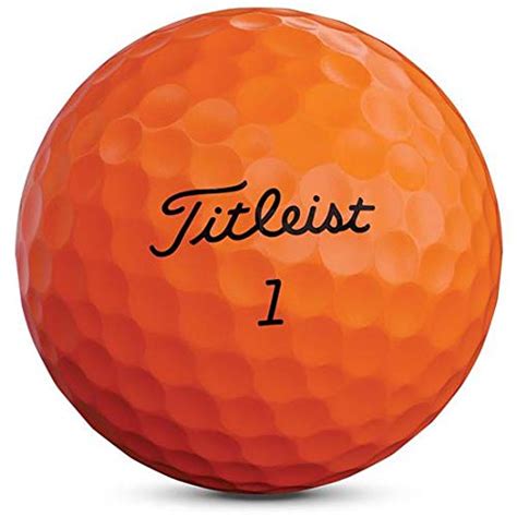 Titleist Velocity Orange Monogram Personalized Golf Balls