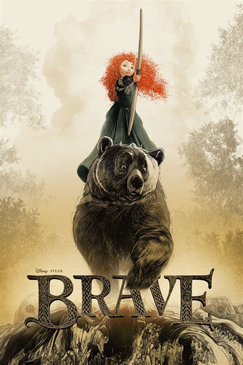 Brave Poster | Pixar poster, Art, Disney posters