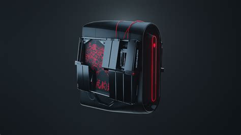 Alienware Aurora R9 - Cyberpunk 2077 Modded PC Case on Behance