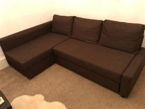 Ikea Friheten Corner Sofa Bed - Brown With Storage. | in Newlands, Glasgow | Gumtree