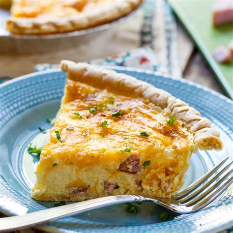 Easy Ham and Cheese Quiche - Spicy Southern Kitchen