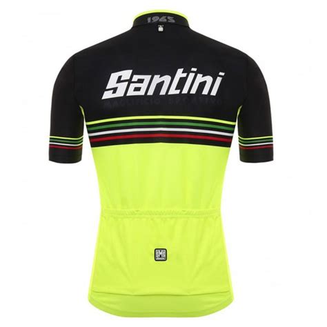 2017 Santini Beat Yellow Cycling Jersey Ropa Ciclismo Short Sleeve Only Cycling Clothing cycle ...