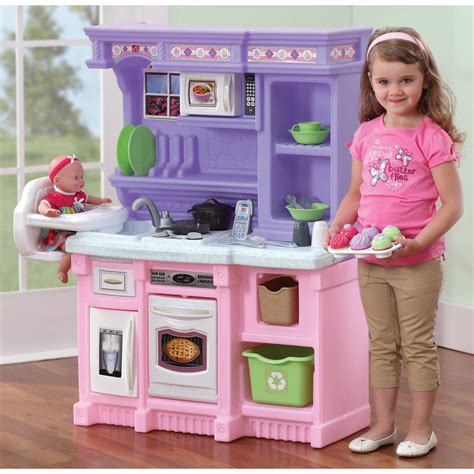 🍪🍰 *Highly-Rated* Kitchen Playset For Girls Pretend Play Refrigerator ...