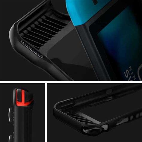 Spigen Rugged Armor Nintendo Switch Case with Hand Strap | Gadgetsin