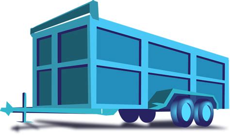 Download Dumpster Trailer Clipart - Png Download (#5387822) - PinClipart