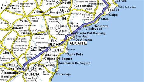 Alicante Map and Alicante Satellite Image