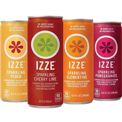 IZZE Sparkling Juice, Contains 70% Juice And Sparkling Water!