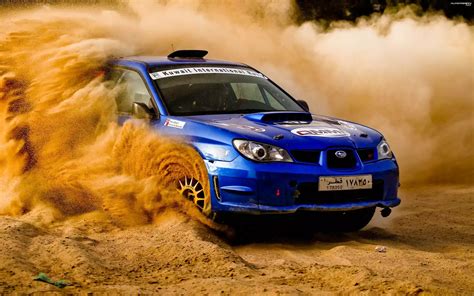 Auto Rajdowy, Subaru Impreza ST - Tapeta