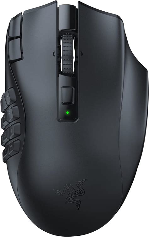 Razer Naga V2 HyperSpeed Wireless MMO Gaming Mouse: 19 Programmable Buttons - HyperScroll ...