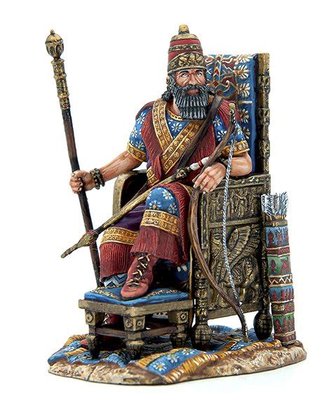 Assyrian King on Throne