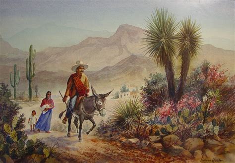 Warren Hunter - #1253 | Texas Art | Vintage Texas Paintings