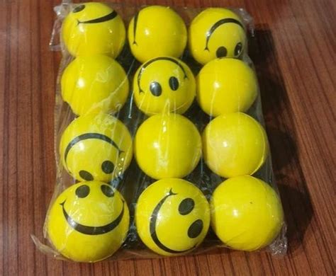 Yellow Foam Kids Smile Balls Set at Rs 110/piece in Tronica City | ID: 2849454667033