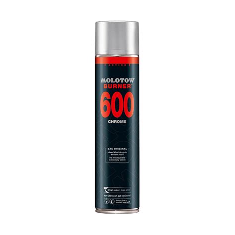 Molotow Spray paint Burner Chrome 600ml | Highlights