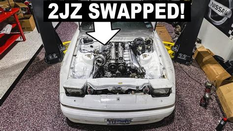 BIG TURBO 2JZ Swapping my Abandoned MK3 Supra! + Engine bay paint ...