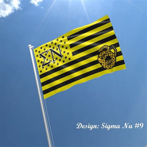 Sigma Nu Officially Licensed Flag Banner - Etsy