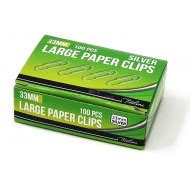 TREELINE Paper Clips 50mm Silver | Paper Clips Online