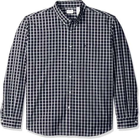 dockers mens364780283No Wrinkle Long Sleeve Button-Front Shirt ...
