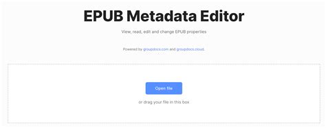 EPUB Metadata Editor |Change EPUB Metadata in Java | Edit EPUB Metadata ...