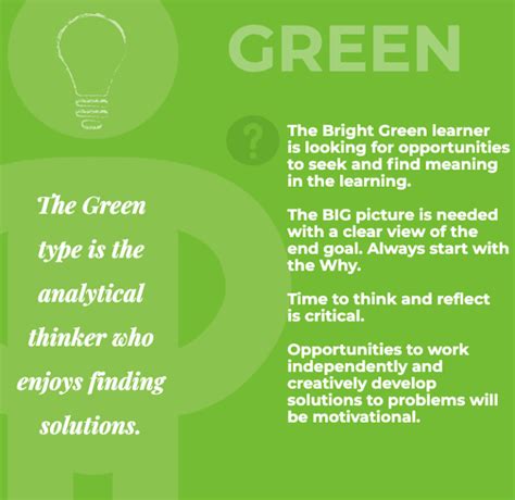 The Green Type | True Colors Intl. | Personality Assessment Training