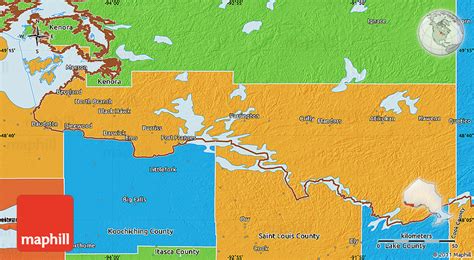 Political Map of Rainy River