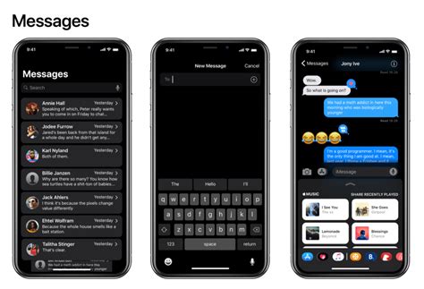 ชมภาพแนวคิด iOS 11 Dark Mode สำหรับ iPhone X