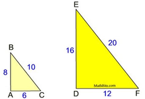 Similar Figures - MathBitsNotebook(Geo)