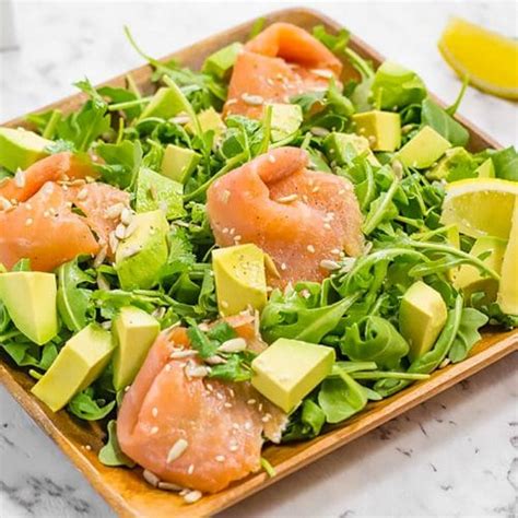 Smoked Salmon & Avocado Salad Recipe - Super Healthy & Tasty | My Keto Kitchen