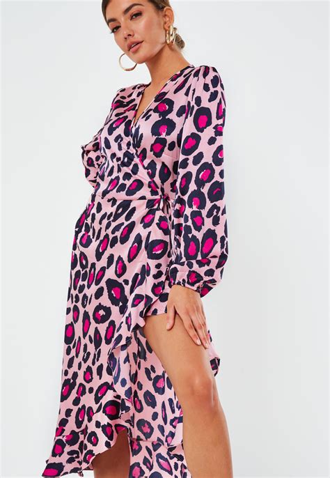 Pink Leopard Print Dress - Mayor Cy Sun