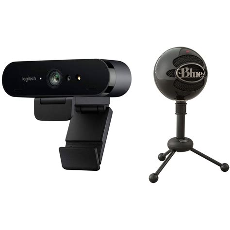 Logitech BRIO UHD 4K Webcam: (960-001105) With RightLight And HDR ...