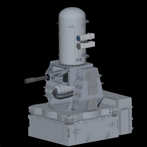 Phalanx ciws model - TurboSquid 1412286