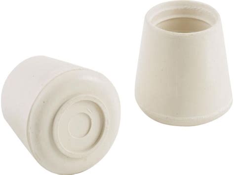 Leg Tips 3/4-Inch Inside Diameter Rubber Chair Leg Caps, 40 Pack, White – Shepherd Hardware