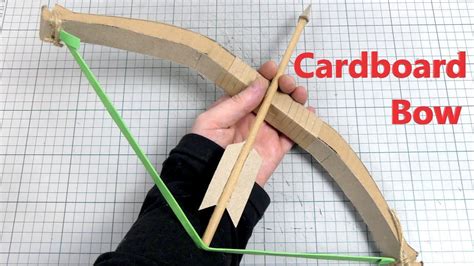 How to make a Cardboard Bow and Arrow | Bow and arrow diy, Diy bow, How to make bows