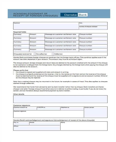 Money Transfer Receipt Sample | PDF Template