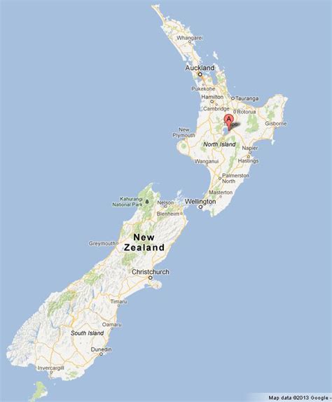 Lake Taupo on Map of New Zealand - World Easy Guides