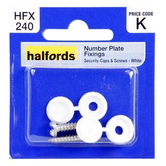 Halfords Number Plate Fixings HFX240 | Halfords UK