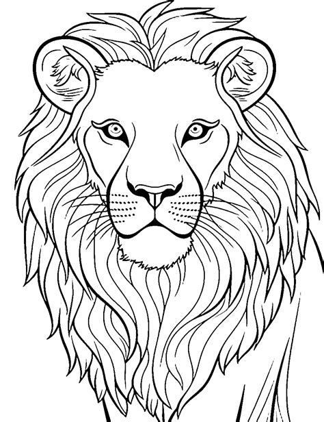 25 Lion Coloring Pages: Printable Free Sheets