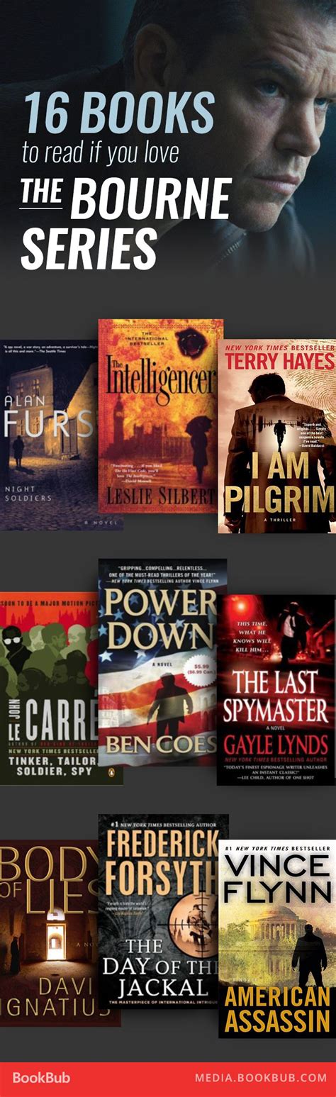 16 Books to Read If You Love the ‘Bourne’ Series | Books to read, Books, Thriller books