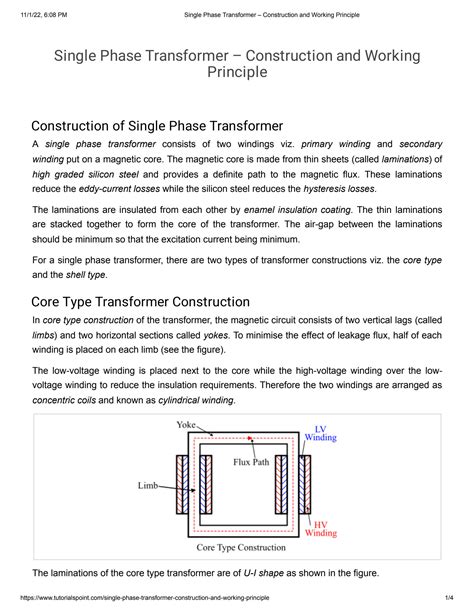 Describe The Working Principle Of Transformer - Image to u