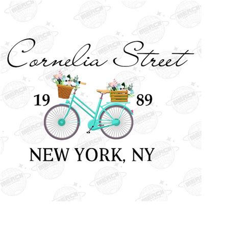 Cornelia Street PNG, Cornelia Street Png, Bike Floral Png, N - Inspire Uplift