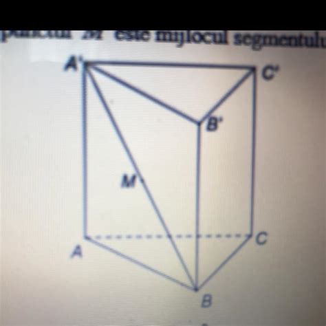 Fie Abcda B C D O Prisma Patrulatera Regulata