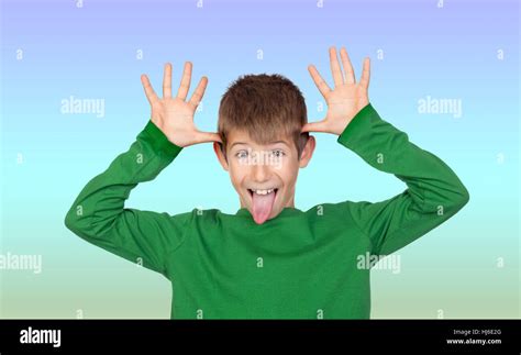 blue, tongue, expression, funny, child, backdrop, background, blue, laugh Stock Photo - Alamy